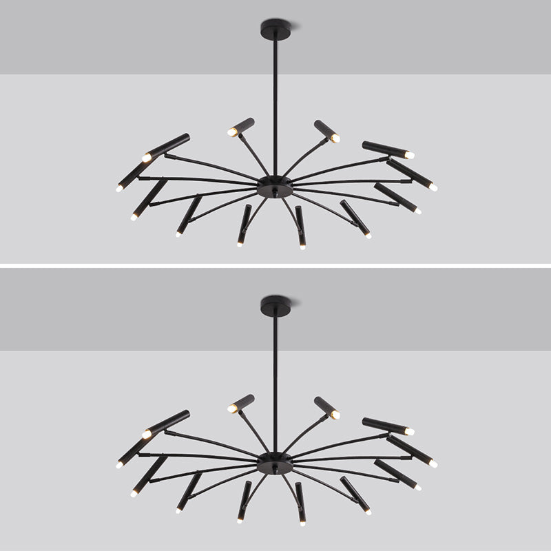 Sputnik Light Aymétriel Chandelier de plafond moderne pour salle à manger du salon