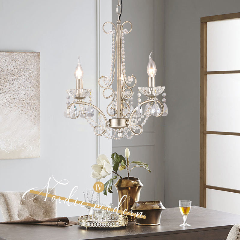 Kerze Kronleuchter Leuchte Traditionelle Kristallheizbeleuchtung für das Restaurant