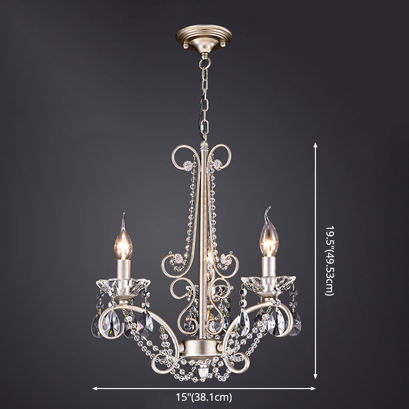 Kerze Kronleuchter Leuchte Traditionelle Kristallheizbeleuchtung für das Restaurant