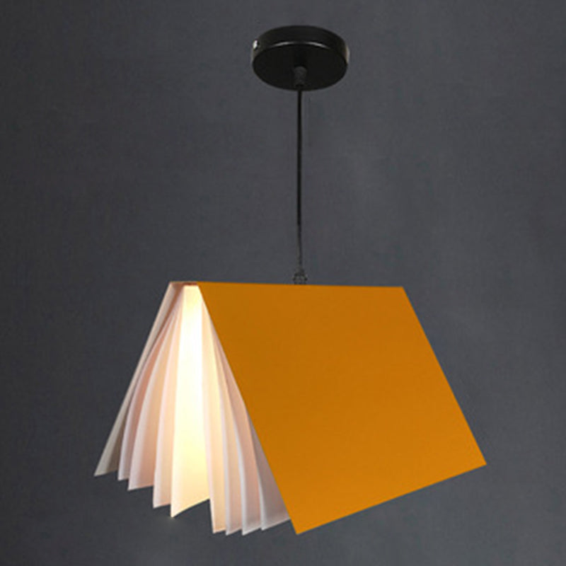 Forme de livre de style nordique Colron Macron Modern Metal 1 Kit d'éclairage de la tête pour la cuisine