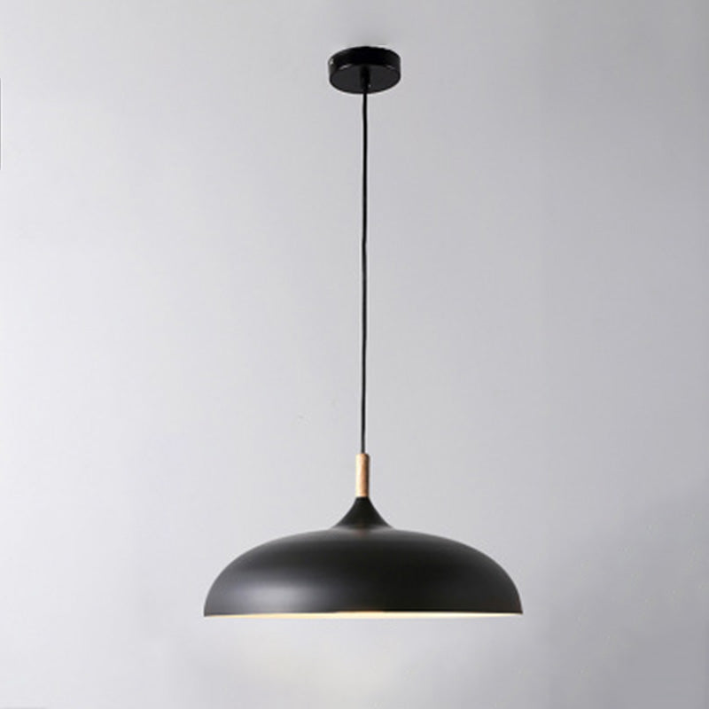 Bowl Shape Contemporary Macron One Head Metal Hanging Lamp Kit for Bedroom Dinning Room