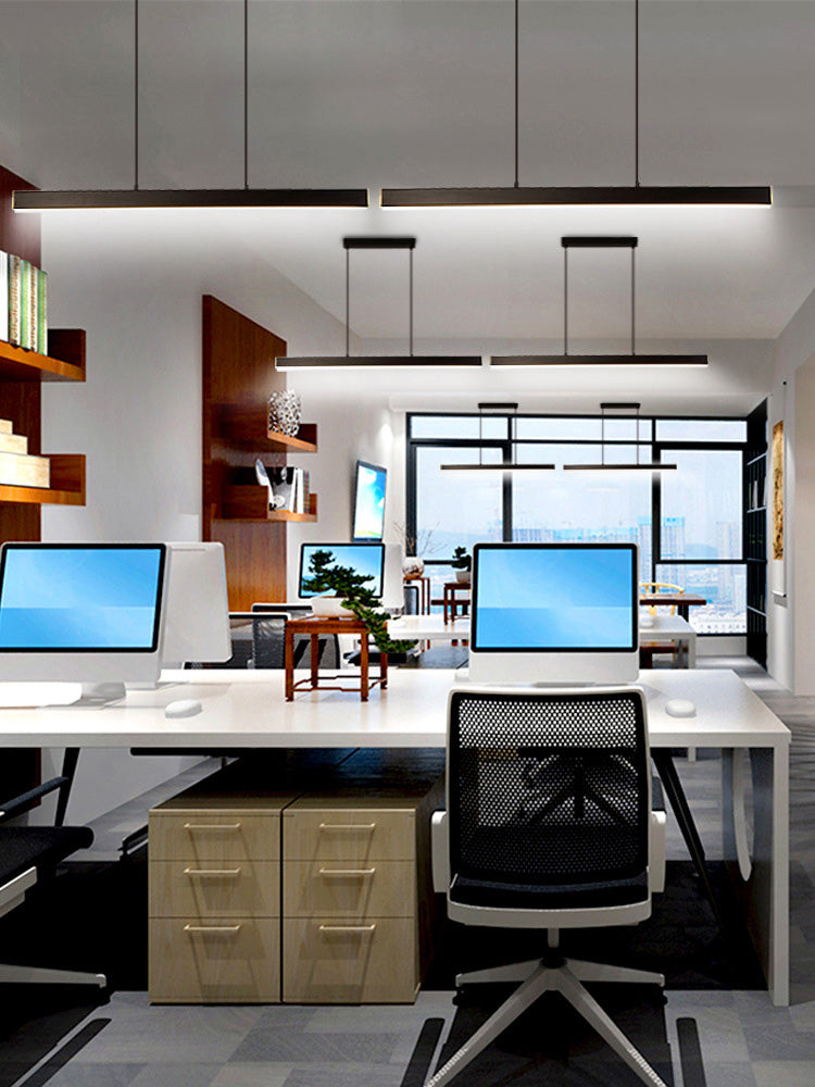 LED HORTING LED MODERNE RECTANGE LED ÉCLAIRAGE DE SIMPLICITÉ DE SIMPLICITÉ POUR BUREAU