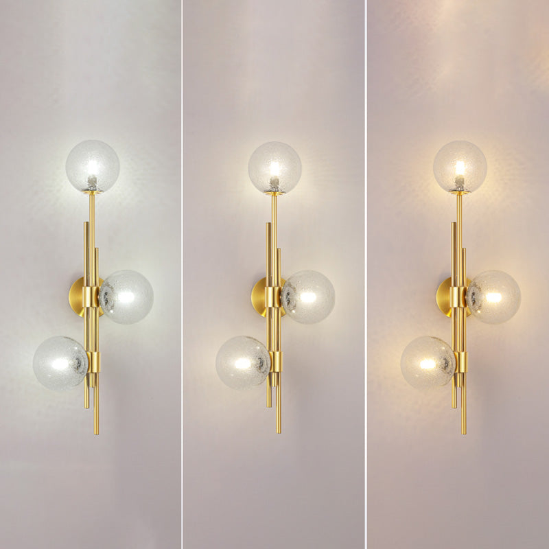 Glasbällchen Leuchte Leuchte Nordische Wandhalterung Leuchte für Schlafzimmer