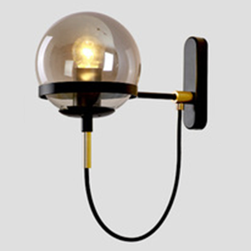 Illuminazione da parete a parete a forma di vetro Apparecchiatura da parete in stile contemporaneo