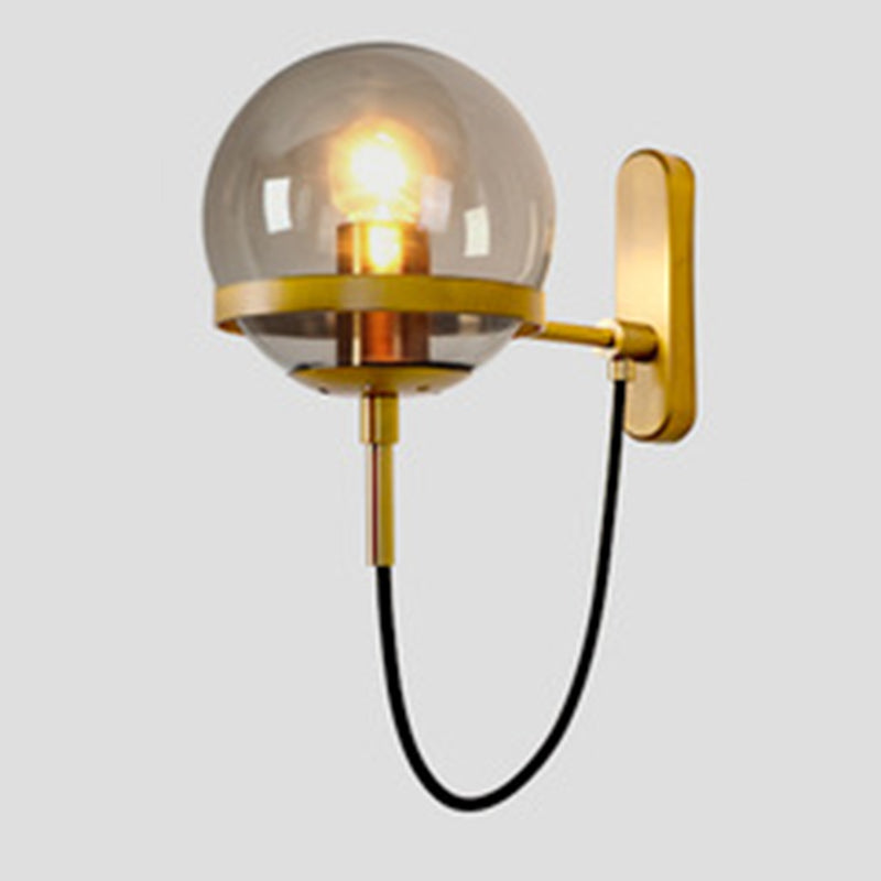 Illuminazione da parete a parete a forma di vetro Apparecchiatura da parete in stile contemporaneo