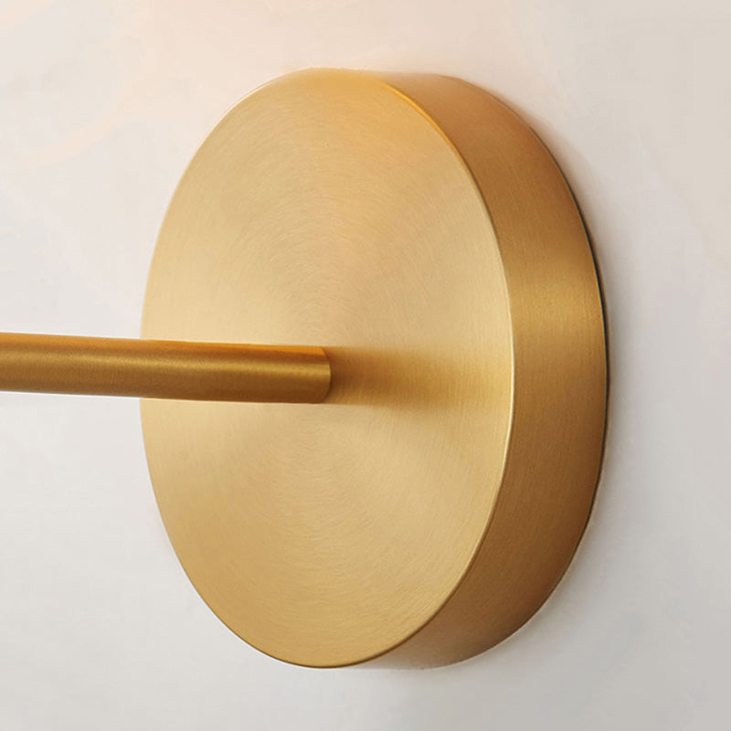 Ball Shaped Wall Sconce Lighting Minimalist Style Glass Wall Mount Light Fixture