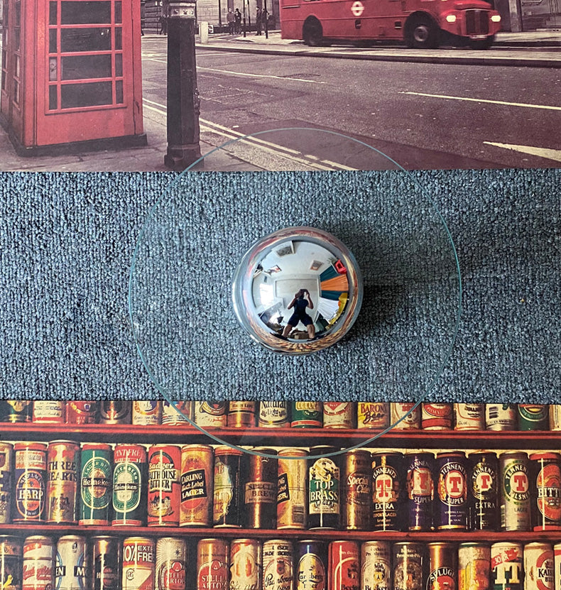 Circle Sconce Light Freeture in stile Contemporary Glass Clear Wall Lighting Freet