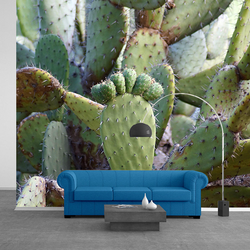 Tenacious Plant Wall Mural Big Wall Decor for House Interior, Custom Size