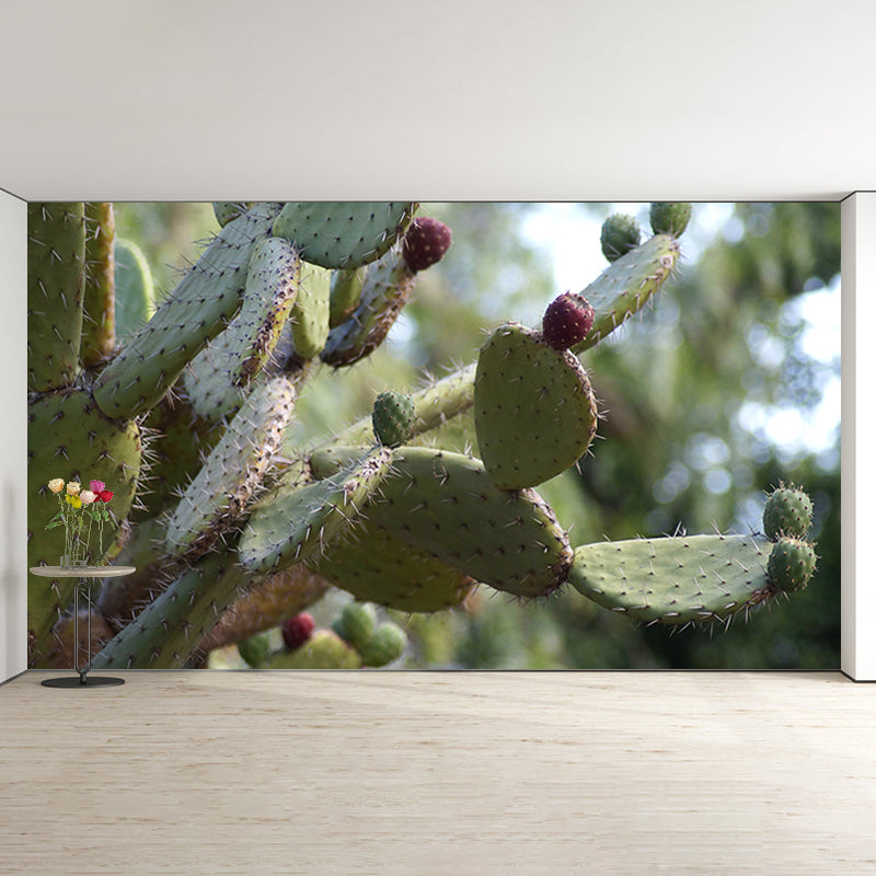 Tenacious Plant Wall Mural Big Wall Decor for House Interior, Custom Size