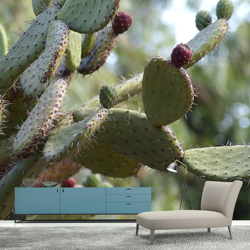 Tenacious Plant Wall Mural Big Wall Decor for House Interior, Custom Size