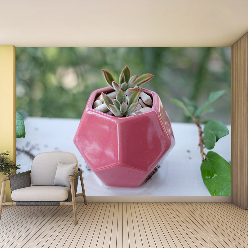 Tenacious Plant Stain Resistant Wall Covering for Sitting Room Bedroom