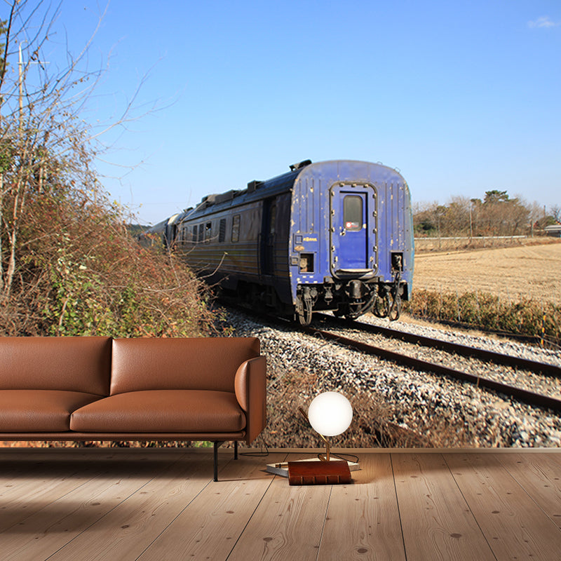 Modern Transportation Wall Covering Stain Resistant Living Room Wall Decor