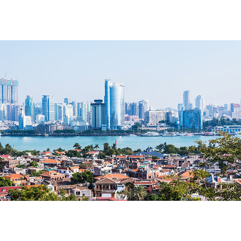 City View Murals Moisture-Resistant Wall Covering for Home, Personalized Size