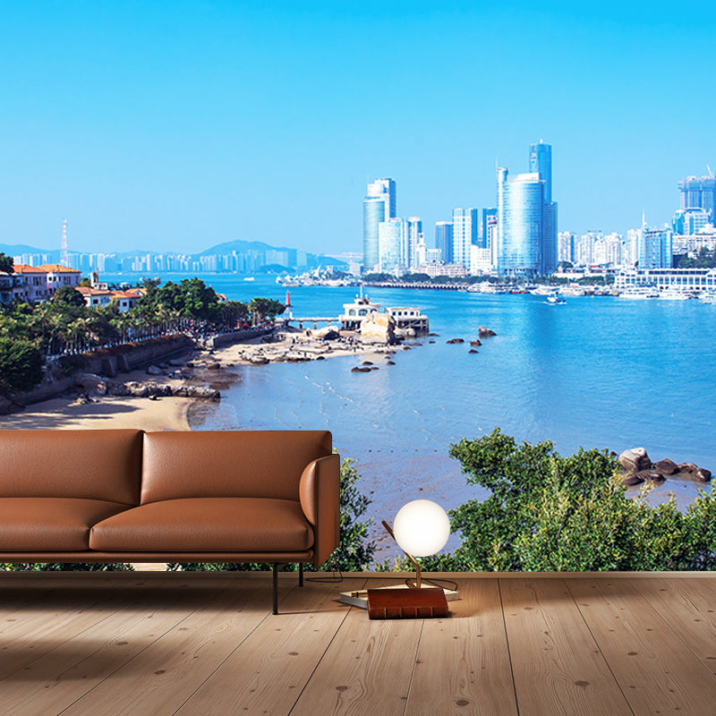 City View Murals Moisture-Resistant Wall Covering for Home, Personalized Size