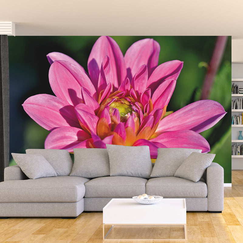 Flower Mural for Bedroom Moisture Resistant Home Decor, Made to Measure