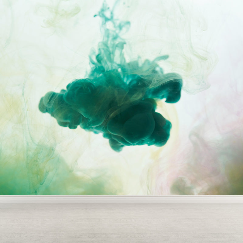 Customized Contemporary Mural Ink Dropping Abstract Eco-friendly Wall Art for Home Decor