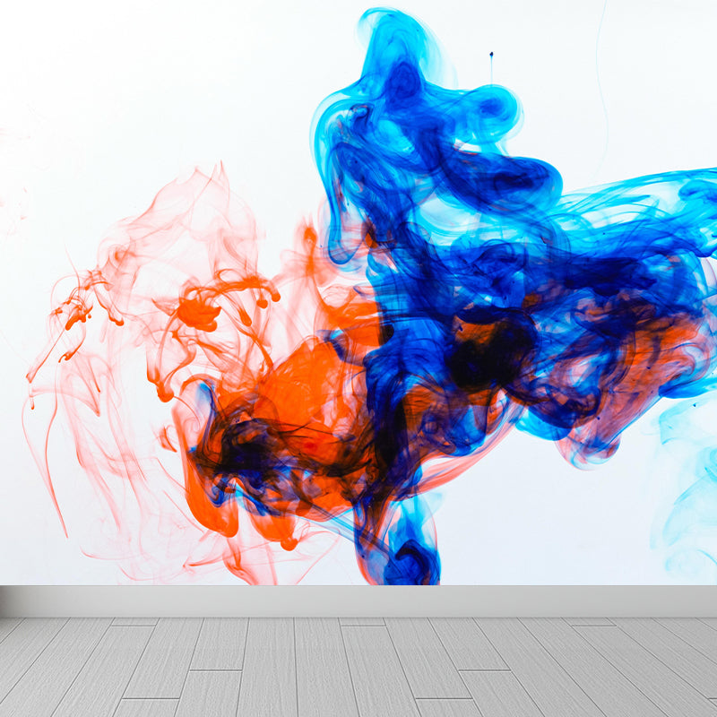 Photography Ink Mobile Mural Abstract Environment Friendly Wall Art for Bedroom