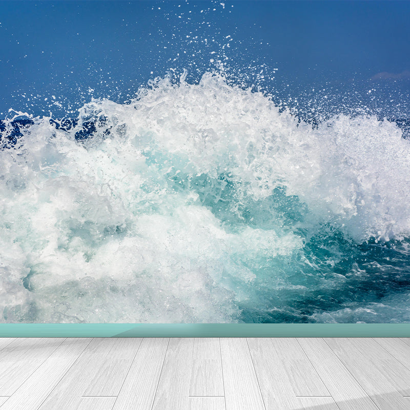 Photography Turbulent Waves Wall Mural Home Decoration Bathroom Floor Murals