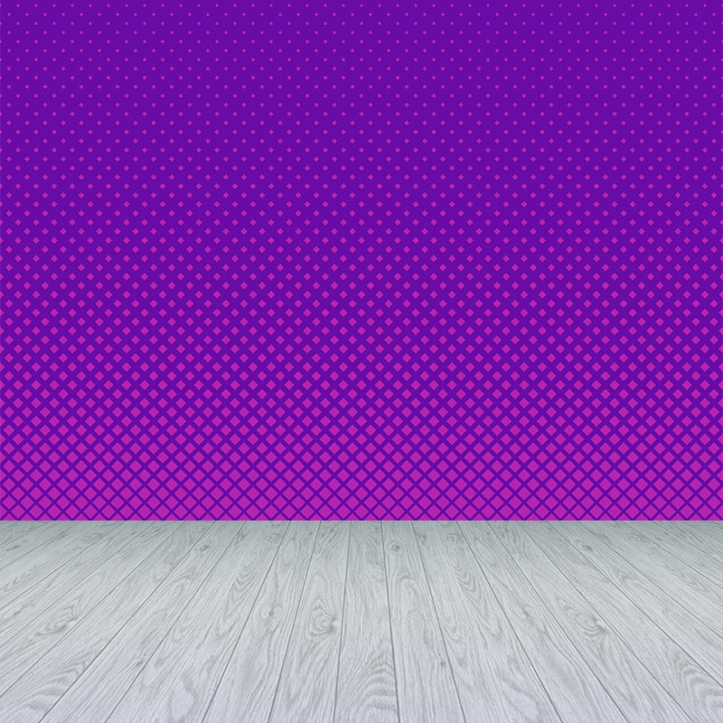 Contemporary Geometric Mural Wallpaper Square Illustration Wall Covering