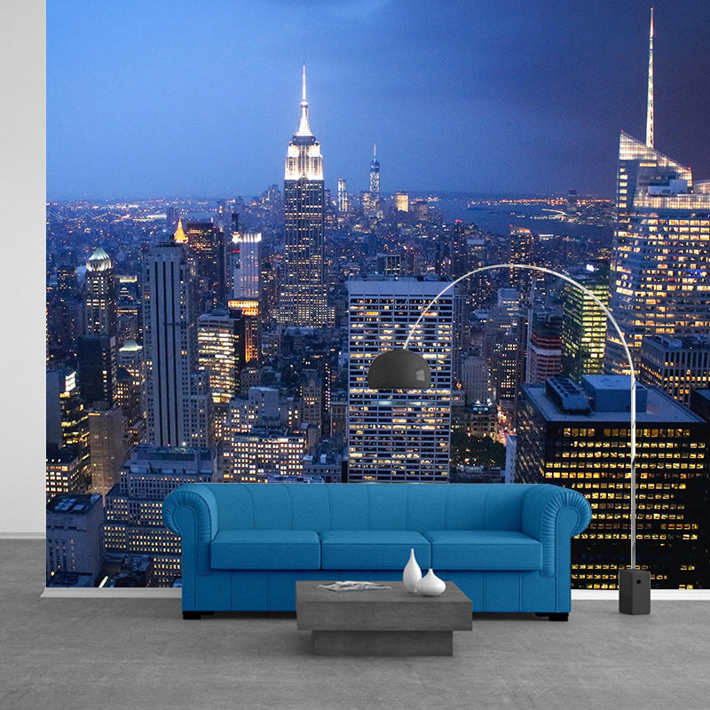 Beautiful Cityscapes Mural Decal Customized Contemporary Wall Covering