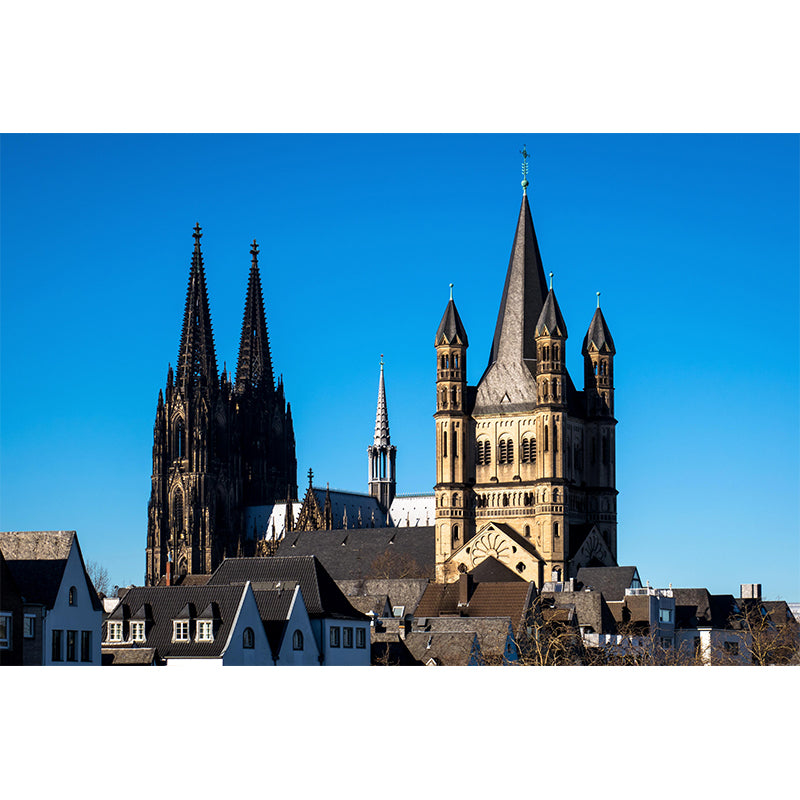 Contemporary City Wall Mural Photography Living Room Bedroom Wall Covering