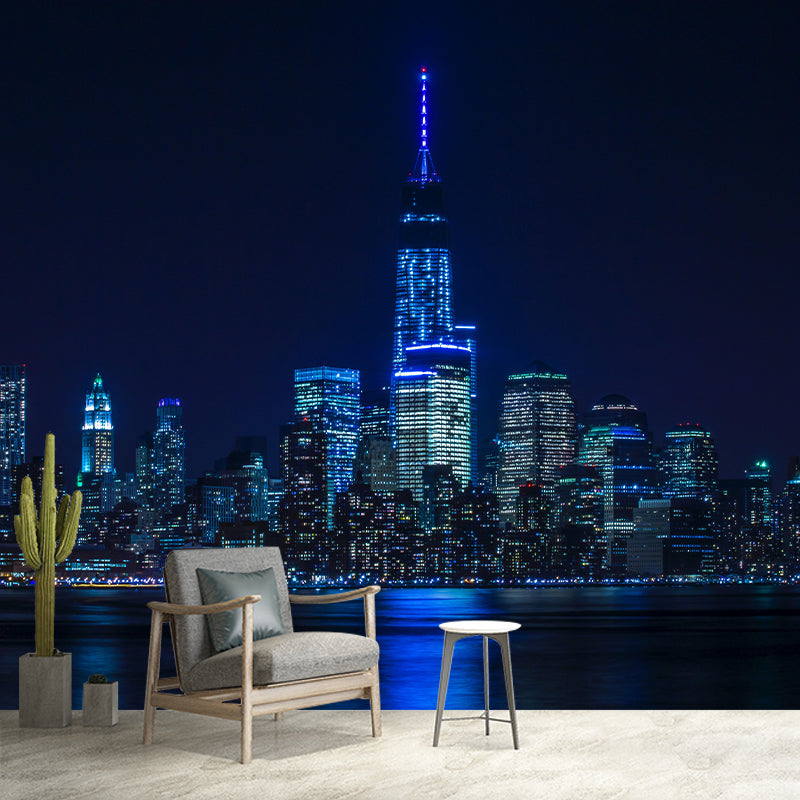 Contemporary City Wall Mural Photography Living Room Bedroom Wall Covering