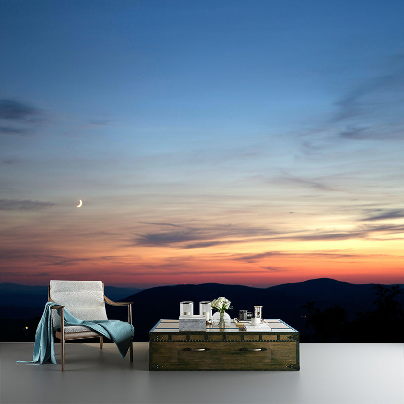 Beautiful Sky Mural Decal Customized Contemporary Wall Covering for Bedroom