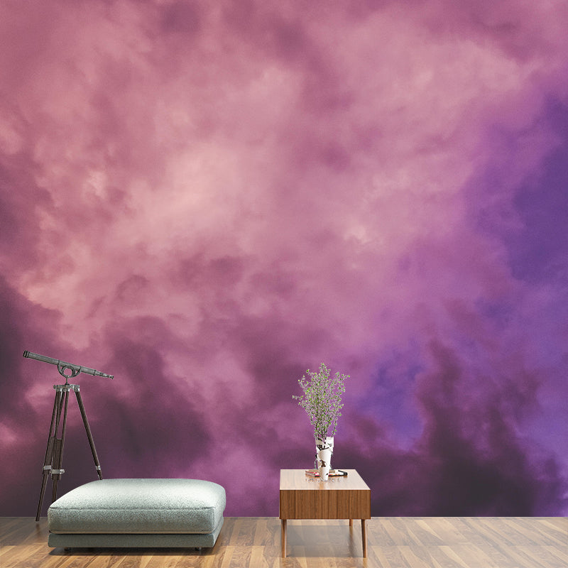 Beautiful Sky Mural Decal Customized Contemporary Wall Covering for Bedroom