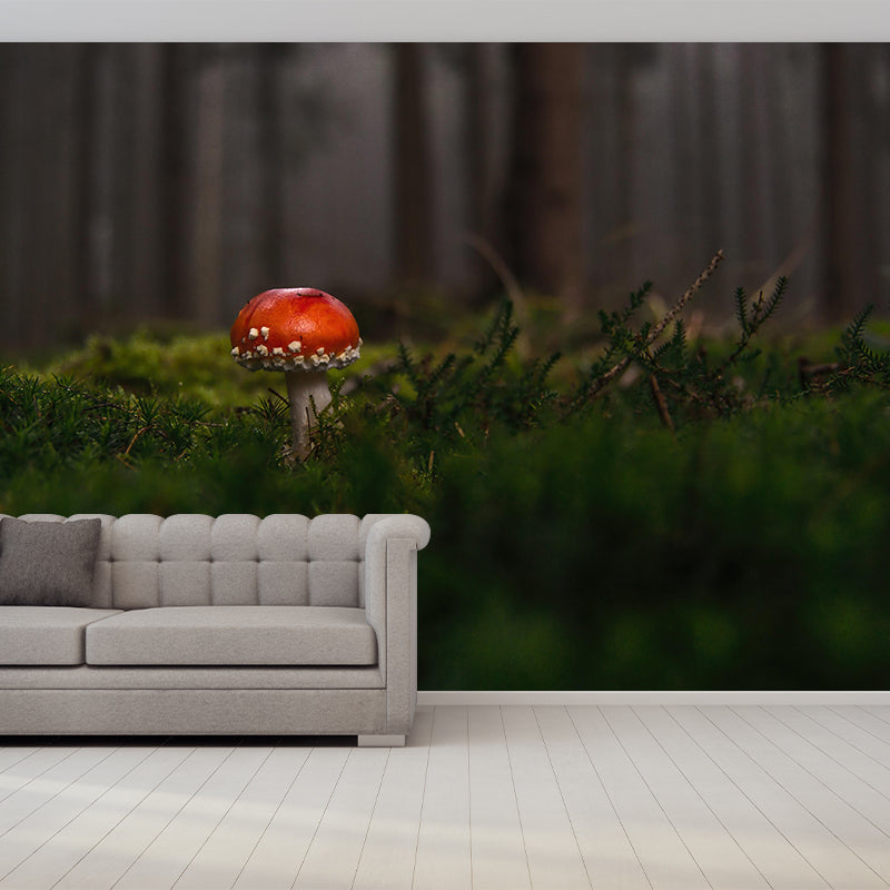 Customized Mushroom Wall Decor Kitchen Murals Moisture Resistant Backsplash