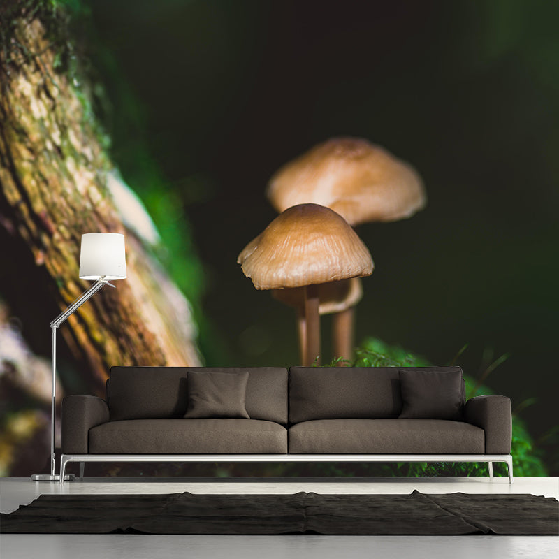 Customized Mushroom Wall Decor Kitchen Murals Moisture Resistant Backsplash