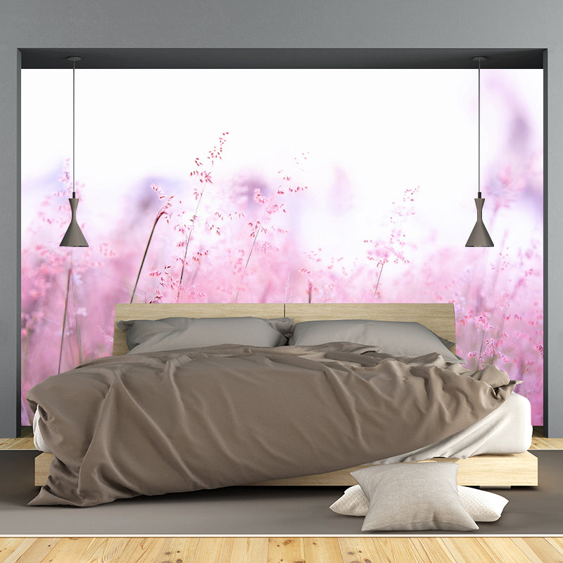 Beautiful Flowers Wallpaper Mural Eco-friendly Wall Decor for Living Room