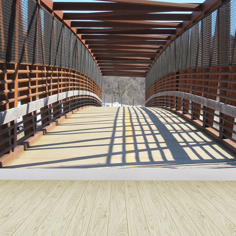 Mildew Resistant Tunnel Mural Wallpaper 3D Scene Wall Decor Bedroom Wall Murals