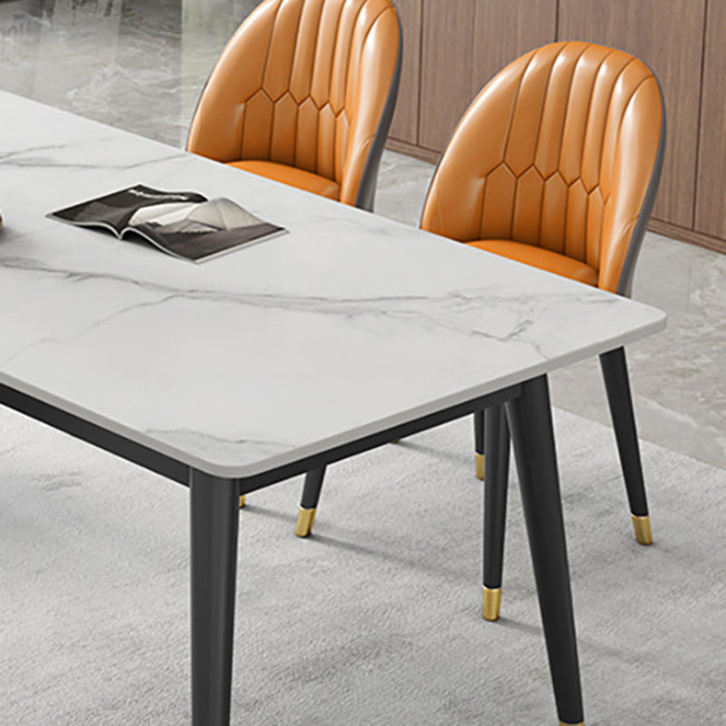 Modern Style Sintered Stone Dining¬†Room¬†Set with Rectangle Shape Dining Table Furniture