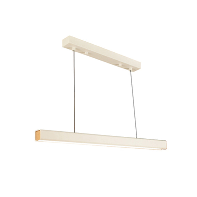 1 leichte moderne Metallleuchterlampe Linear LED Island Anhänger für Esszimmer