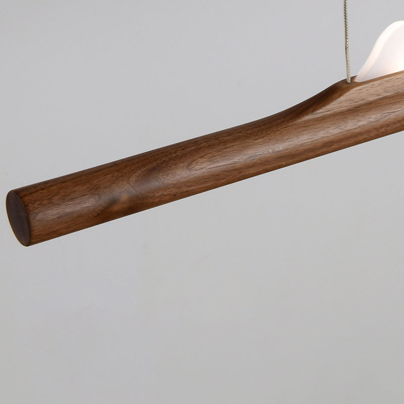 Idées d'éclairage à l'île LED moderne nordique lampe à lustre linéaire pour salle à manger