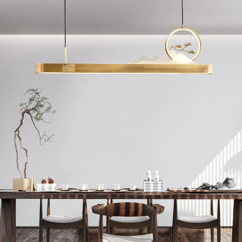 Éclairage de l'île moderne chinoise LIGENTE PRENDANT LED LIGHT