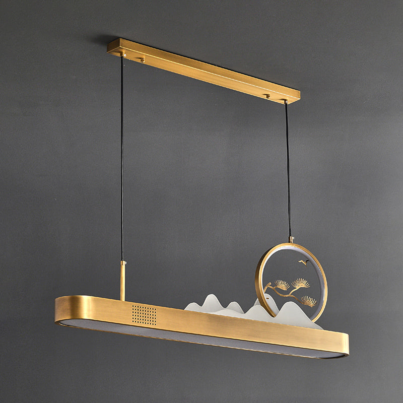 Luces LED lineales de 1 luces lineales de iluminación de la isla china para el comedor