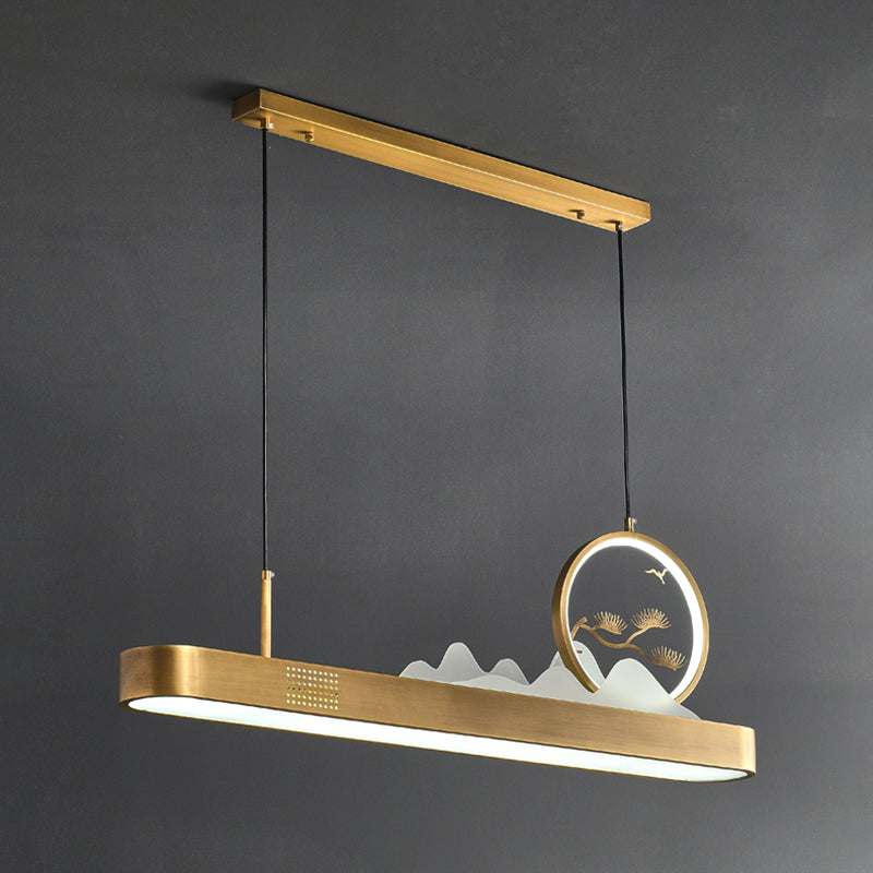 Luces LED lineales de 1 luces lineales de iluminación de la isla china para el comedor