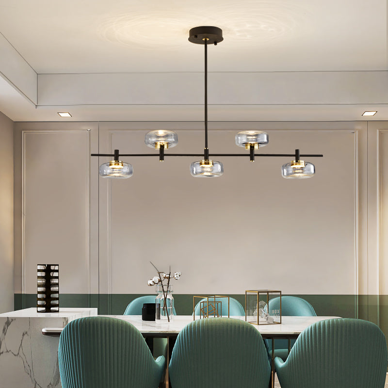 5 Light Kitchen Island Pendant Linear Pendant Lighting Island Light Fixtures