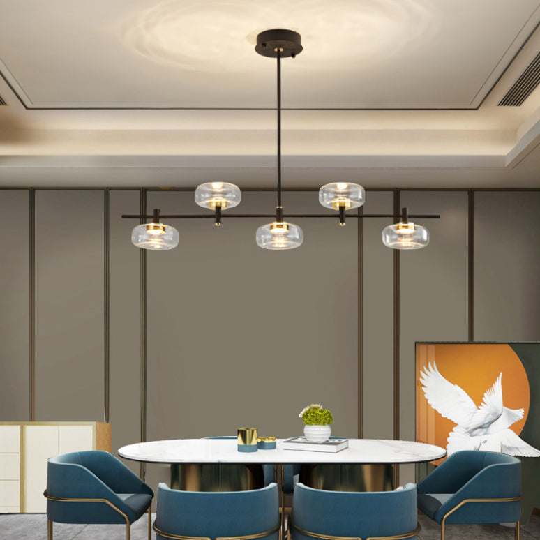 5 Light Kitchen Island Pendant Linear Pendant Lighting Island Light Fixtures