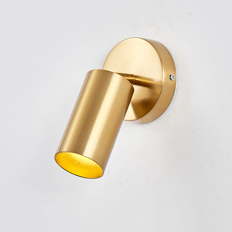 Fissaggi di illuminazione con funce in metallo a 1 luce Lampada da parete in stile moderno per camera da letto