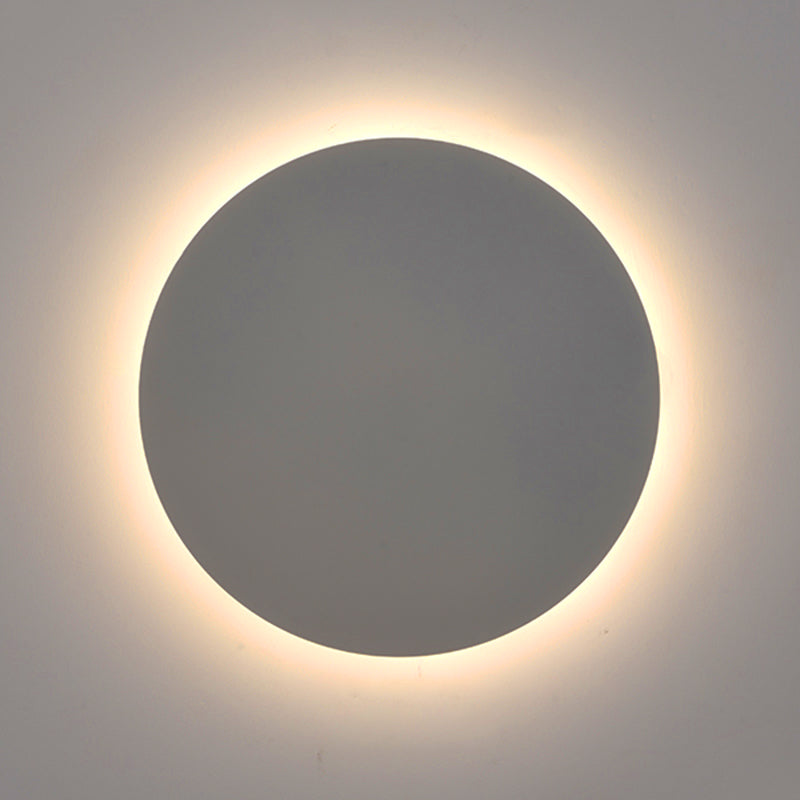 Goldene metallwandmontierte Leuchte moderne Stil kreisförmiger 1 Lichtwandleuchte