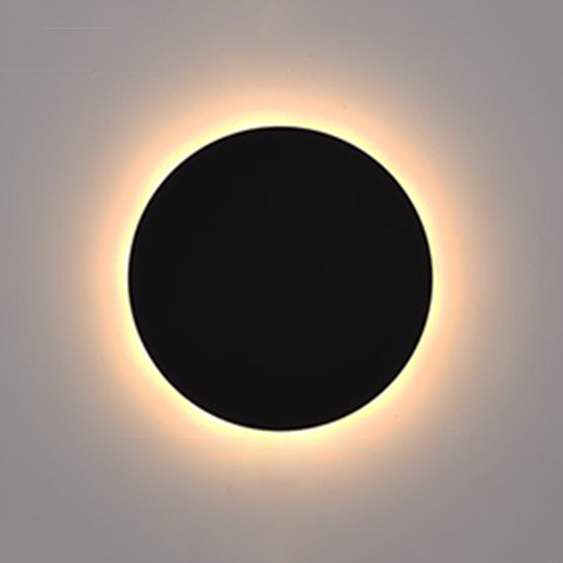 Goldene metallwandmontierte Leuchte moderne Stil kreisförmiger 1 Lichtwandleuchte