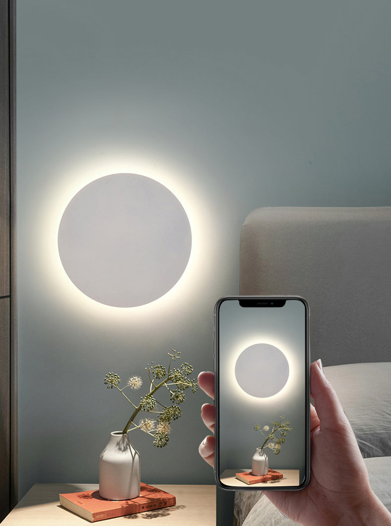 Goldene metallwandmontierte Leuchte moderne Stil kreisförmiger 1 Lichtwandleuchte