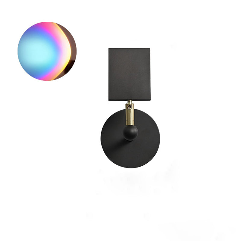 Armed LED Wall Lamp 1-Light Modern Metal Wall Mounted Light for Bedroom