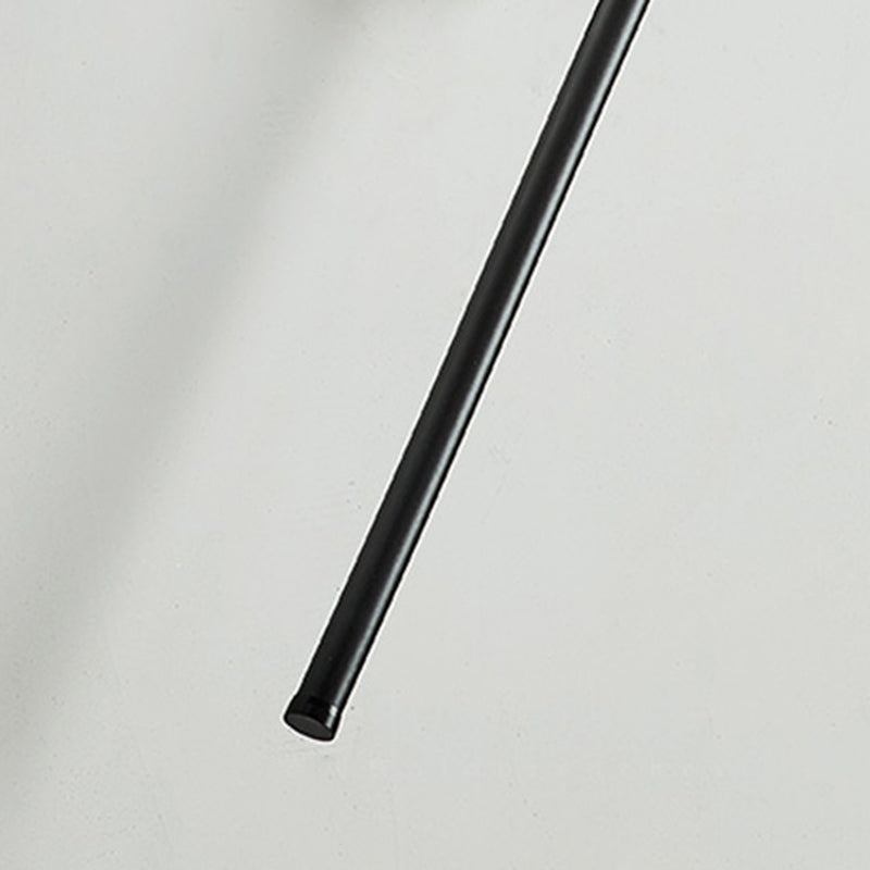 Lampes murales noires linéaires en aluminium 1-Light lampe murale minimalisme pour chambre à coucher