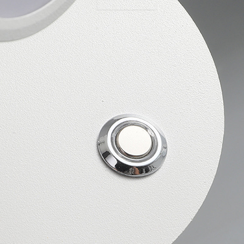 Minimalism Adjustable Metal Wall Sconce 1-Light Wall Mounted Lamp for Bedroom