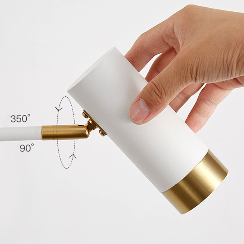 Swing braccio muro di appunti di appuntamento leggero a 1 luce moderna metallica funce da parete in stile moderno per lo studio