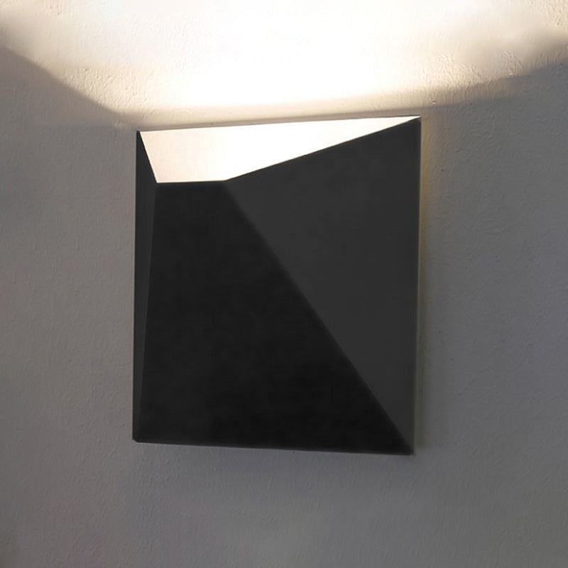 Aluminum Geometric Wall Mounted Wall Lights Modern Style 1-Light Wall Sconces