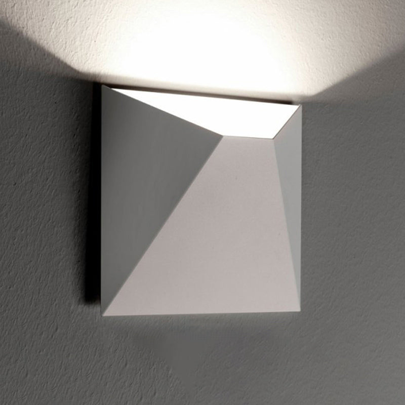 Aluminum Geometric Wall Mounted Wall Lights Modern Style 1-Light Wall Sconces